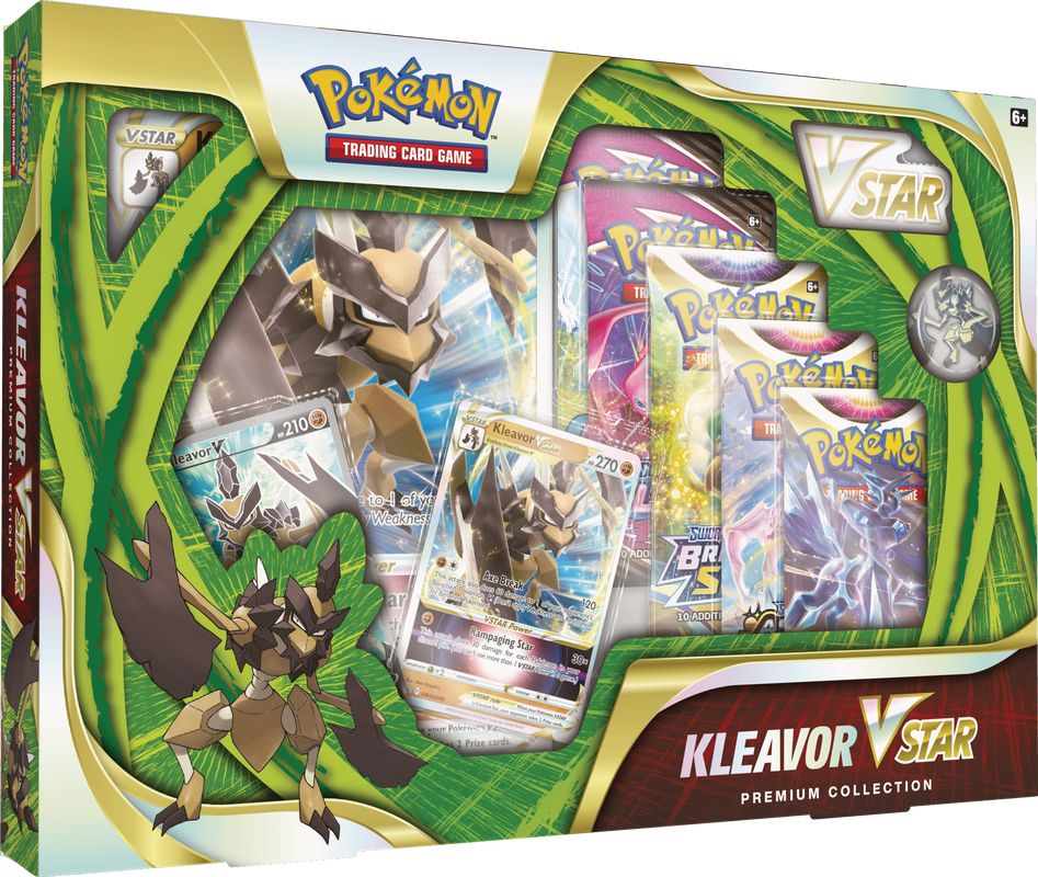 Pokemon: Kleavor VStar Premium Pin Collection Q2'22