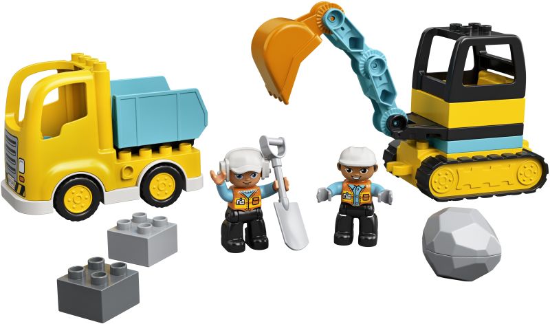 LEGO Duplo Truck & Tracked Excavator