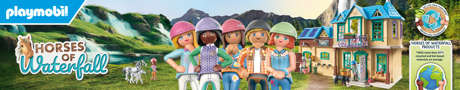 Playmobil Horses Of Waterfall Theme banner
