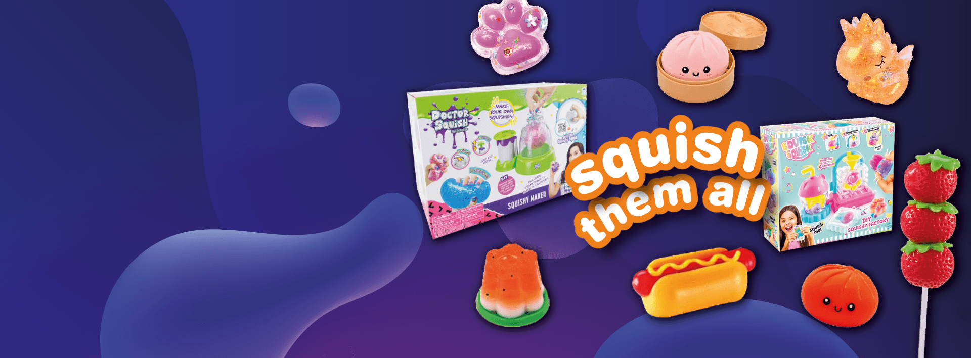 Μοναδικά Squishes! Ζούληξέ τα όλα!
