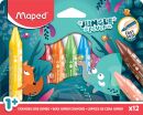 Maped Jungle Fever Κηρομπογιές Wax Maxi 12Τμχ (861400) (0)