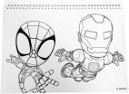 Spidey Dino Webs Μπλοκ Ζωγραφικής Α4+Stickers (337-12416) (3)