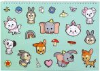 Disney Animals Μπλοκ Ζωγραφικής Α4 Και Stickers (341-26416) (1)