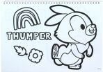 Disney Animals Μπλοκ Ζωγραφικής Α4 Και Stickers (341-26416) (2)