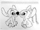 Stitch Μπλοκ Ζωγραφικής Α4 Και Stickers (342-03416) (4)