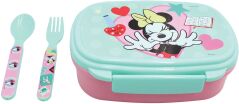 Gim Δοχείο Φαγητού Με Κουτάλι/Πιρούνι Minnie (553-06276) (0)