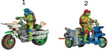 TMNT Movie Όχημα Με Φιγούρα-2 Σχέδια (TU803000) (1)