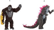 Godzilla X Kong Φιγούρα Real Feel 15cm-2 Σχέδια (1)