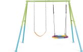 Intex Σετ Κούνια 2 Σε 1 Saucer & Swing 254cmX235cmX200cm (44125) (1)