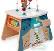 Hape Learning Ξύλινος Κύβος Δραστηριοτήτων Light-Up Circus (E1813) (2)