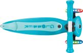 Globber Scooter Foldable Go.Up Active Lights 360 Aqua (749-300) (7)