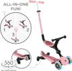 Globber Scooter Foldable Go.Up Active Lights 360 Pastel Pink (749-310) (9)