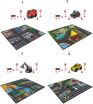 Dickie Playmat 70X80cm.+1 D/C Αυτοκίνητο 8cm-4 Σχέδια (203746018) (1)
