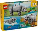 LEGO Creator 3in1 Wild Animals: Majestic Rhino With Birds (31171) (9)