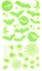 WM Αυτοκόλλητα Halloween Glow In The Dark 21x15cm (86850) (1)