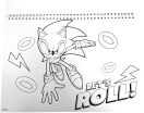 Sonic Μπλοκ Ζωγραφικής Α4+Stickers (334-89416) (3)