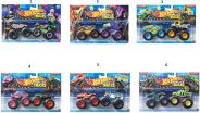 Monster Trucks Οχήματα Σετ Των 2-6 Σχέδια (FYJ64) (1)