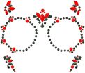 WM Κοσμήματα Προσώπου Dia De Los Muertos (15607) (1)