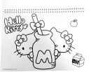 Hello Kitty Μπλοκ Ζωγραφικής Α4+Stickers (335-76416) (4)