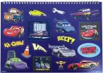 Cars Μπλοκ Ζωγραφικής Α4 Και Stickers (341-32416) (1)