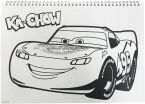 Cars Μπλοκ Ζωγραφικής Α4 Και Stickers (341-32416) (2)