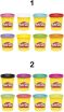 Playdoh Rainbow 8 Pack-2 Σχέδια (G0513) (1)