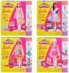 Playdoh Barbie Designer Dolls-4 Σχέδια (G1354) (2)