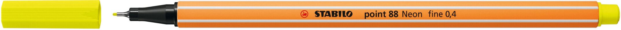 Stabilo Μαρκαδόρος Point 88/024 Neon Yellow (01880024) (1)