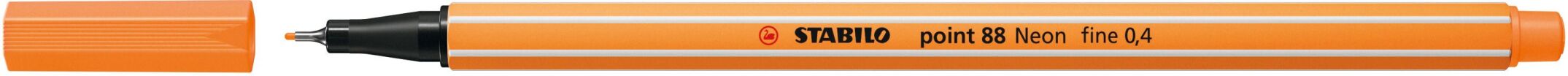Stabilo Μαρκαδόρος Point 88/054 Neon Orange (01880054) (1)
