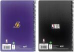 NBA Lakers-NBA Logo Τετράδιο 17X25 Σπιράλ 2 Θεμάτων 70 Φύλλων-2 Σχέδια (378-18402) (1)