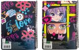 Anime-More Love Τετράδιο 17X25 Σπιράλ 3 Θεμάτων 105 Φύλλων-2 Σχέδια (357-32403) (1)