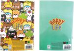 Happy Life Τετράδιο 17x25-2 Σχέδια-1Τμχ (300-01400) (1)