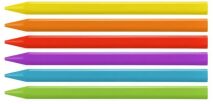 Milan Plastipastel Πλαστικά Χρώματα Τριγωνικά 6Τμχ (325-00329-022T06) (1)