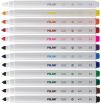Milan Μαρκαδόροι & Μαρκαδόρος Erasable 11+1Τμχ (325-00352-80093) (1)