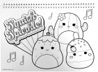 Squishmallows Μπλοκ Ζωγραφικής Α4+Stickers (363-34416) (3)