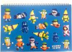 Stumble Guys Μπλοκ Ζωγραφικής Α4+Stickers (377-32416) (1)