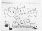 Stumble Guys Μπλοκ Ζωγραφικής Α4+Stickers (377-32416) (3)