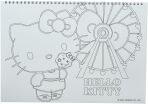 Hello Kitty Μπλοκ Ζωγραφικής Α4+Stickers (335-76416) (5)