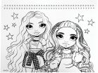 Rainbow High Μπλοκ Ζωγραφικής Α4+Stickers (363-52416) (3)