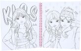 Top Model Μπλοκ Ζωγραφικής W/Reversible Sequins Colouring Book (D12977) (2)