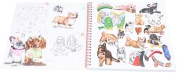 Top Model Μπλοκ Ζωγραφικής Doggy Colouring Book (D13218) (1)