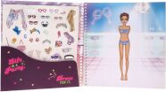 Top Model Μπλοκ Ζωγραφικής Με Αυτοκόλλητα-Dress Me Up Party (D13438) (2)