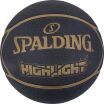 Spalding Μπάλα Μπάσκετ Highlight Black/Gold S7 (84-355Z1) (0)