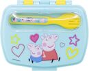 Stor Δοχείο Φαγητού Με Κουτάλι/Πιρούνι Peppa Pig (101787) (0)