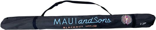 Ομπρέλα Ηλίου Maui 220/10-Σκελετός Αλουμινίου Αντιανεμική 29/32mm Polyester-Ultra Light - BlackOut UPF +50 (1947) (2)