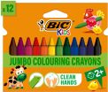 Bic Κηρομπογιές Kids Plasticdecor Triangle 12Τμχ (829773) (0)