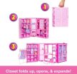 Barbie Fashion Fun Ντουλάπα & Κούκλα (HXD58) (2)