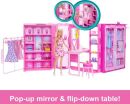 Barbie Fashion Fun Ντουλάπα & Κούκλα (HXD58) (3)