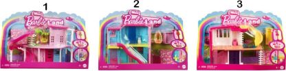 Barbie Mini Barbieland-Σπίτια-3 Σχέδια (HYF44) (1)