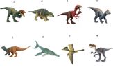 Jurassic World Rebirth Φιγούρες Δεινοσαύρων-8 Σχέδια (JGB72) (1)